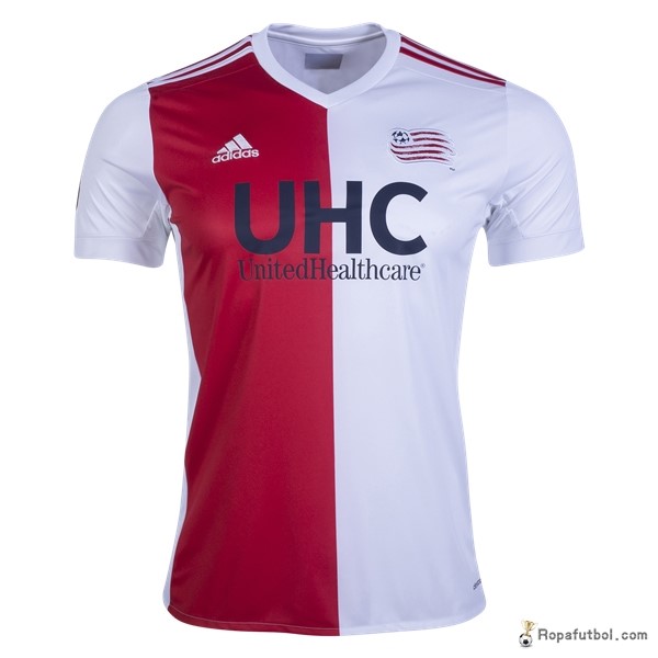 Camiseta New England Revolution Replica Primera Ropa 2017/18 Blanco Rojo